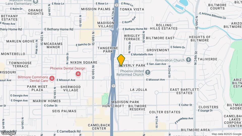 1807 E Luke Ave Mapa y Detalles de la Ubicación
