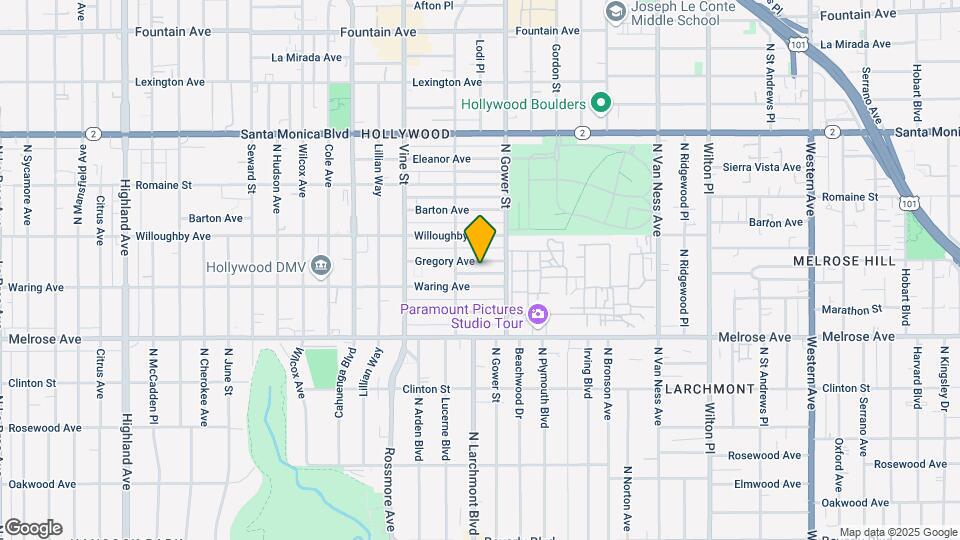 5832 Gregory Ave Map and Location Details