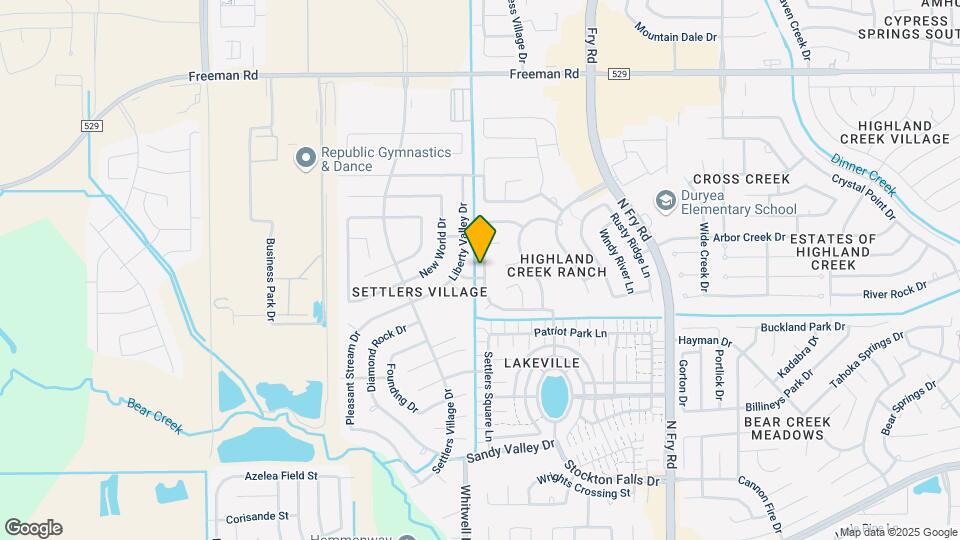 6627 Stonecross Creek Ln Map and Location Details