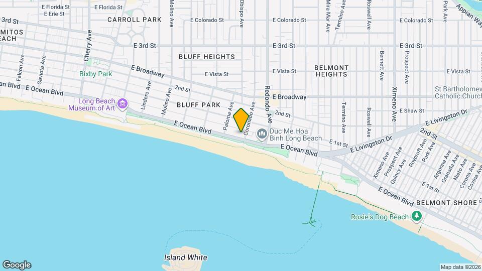 3225 E Ocean Blvd Mapa y Detalles de la Ubicación