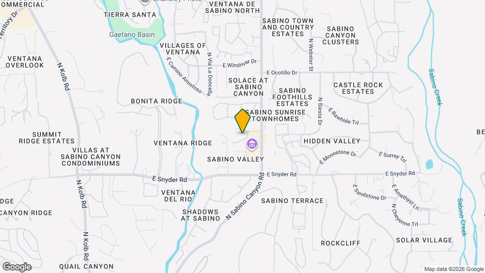 4935 N Sabino Gulch Ct Map and Location Details