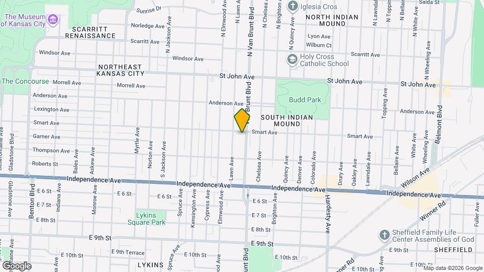 402 Van Brunt Blvd Map and Location Details