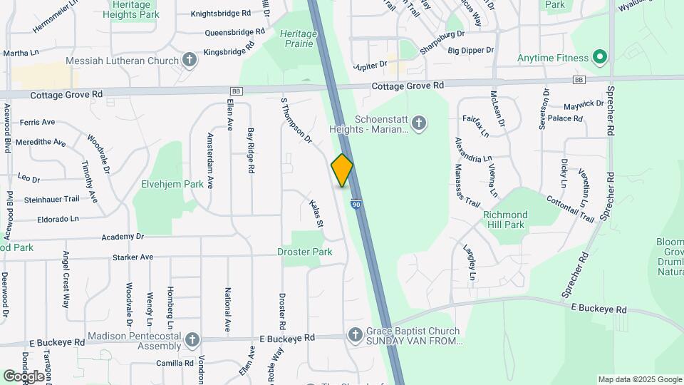 1305 S Thompson Dr Map and Location Details
