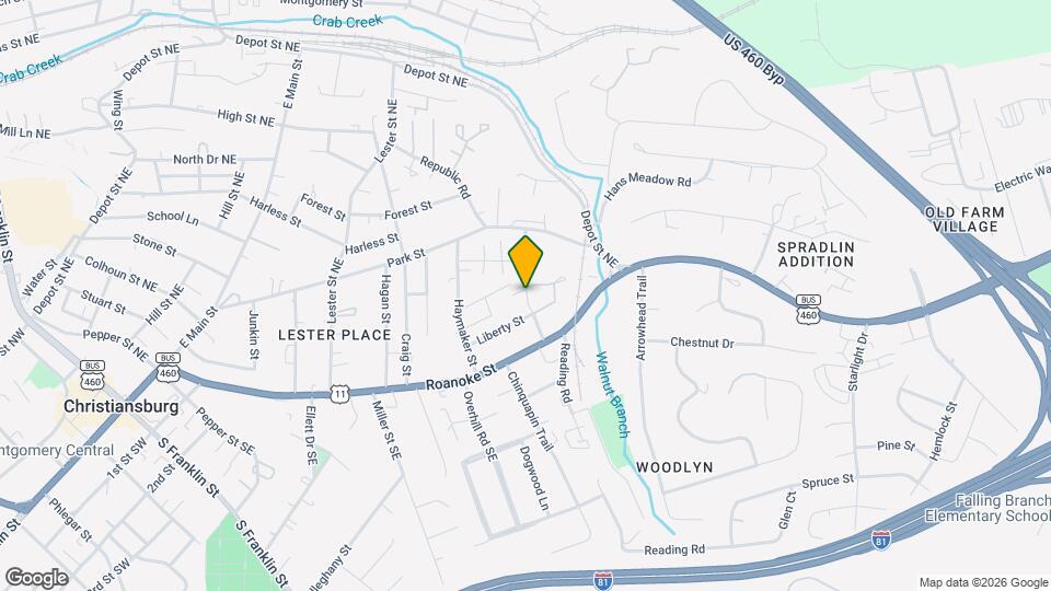 208 East St Map and Location Details