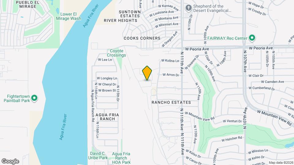 11491 W Camden Dr Mapa y Detalles de la Ubicación