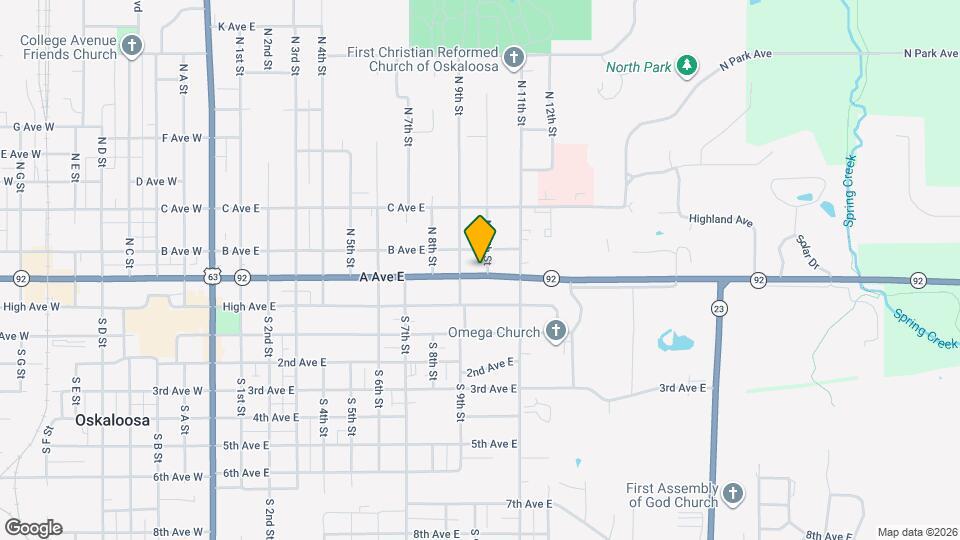 1015 A Ave E Map and Location Details