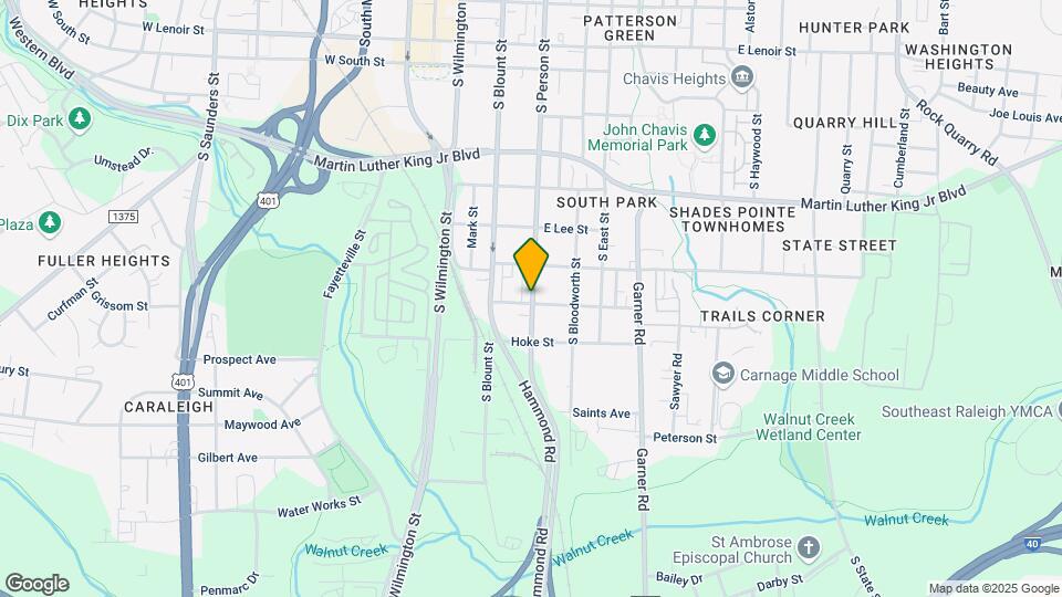 1204 S Person St-Unit -Unit 101 Map and Location Details