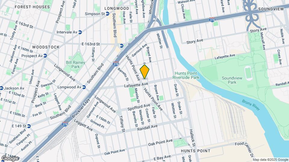 1291 Lafayette Ave Mapa y Detalles de la Ubicación