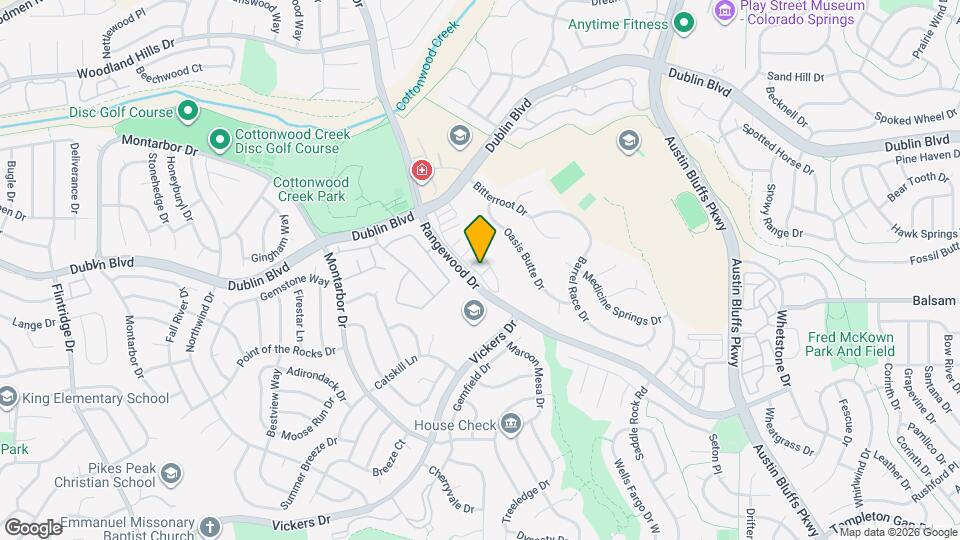 4206 Mesa Overlook Point Map and Location Details