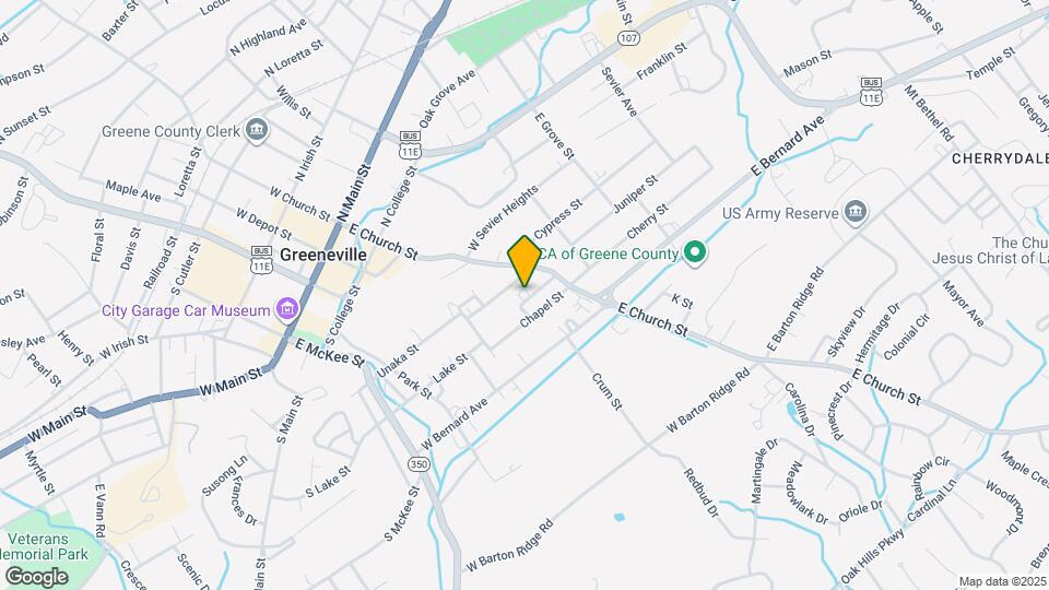 Downtown Apartments Map and Location Details