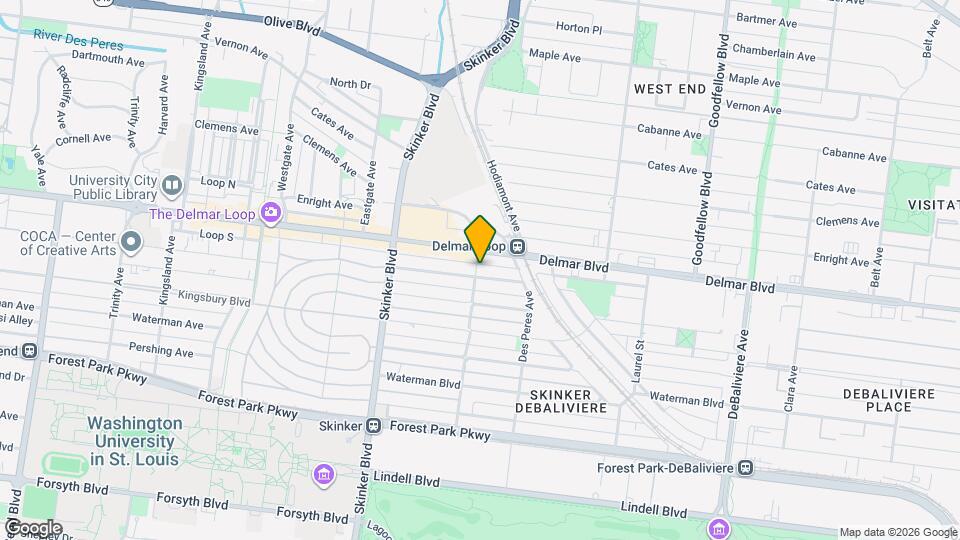 536 Rosedale Ave Map and Location Details