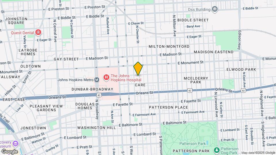 524 N Chester St Map and Location Details