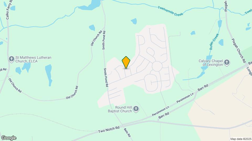 420 Hedge Grove Ln Map and Location Details