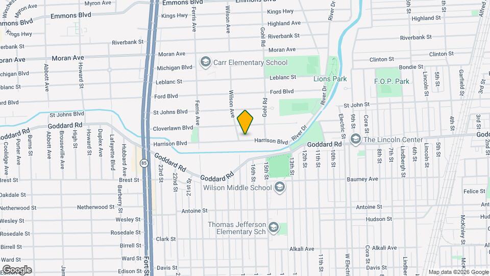854 Harrison Blvd Map and Location Details