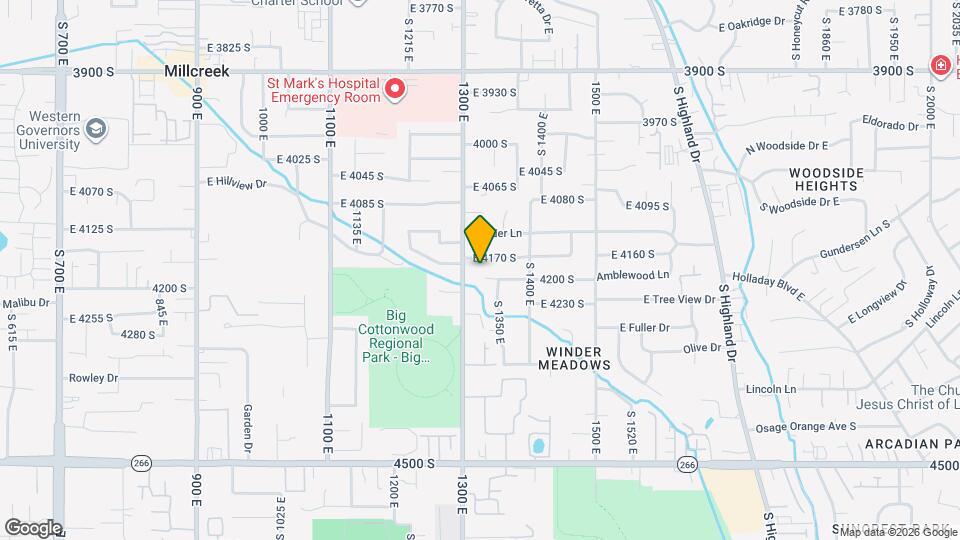 1321 E 4200 S, Unit Unit 1 Map and Location Details
