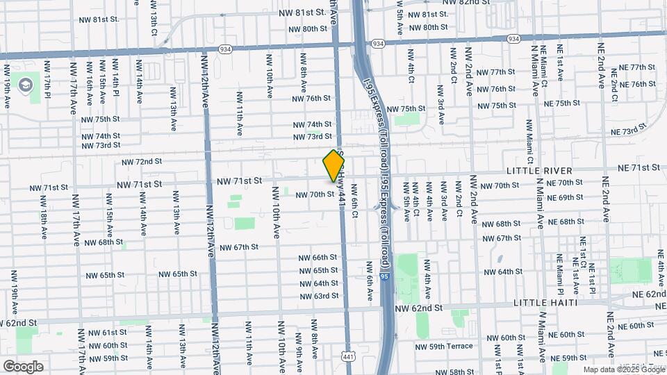 725 NW 70th St Map and Location Details