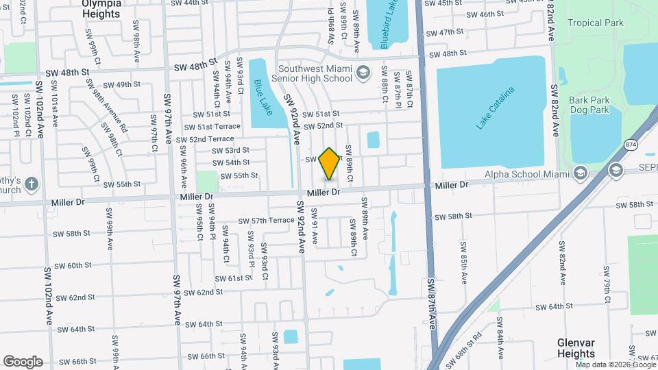 9005 SW 56th St Map and Location Details