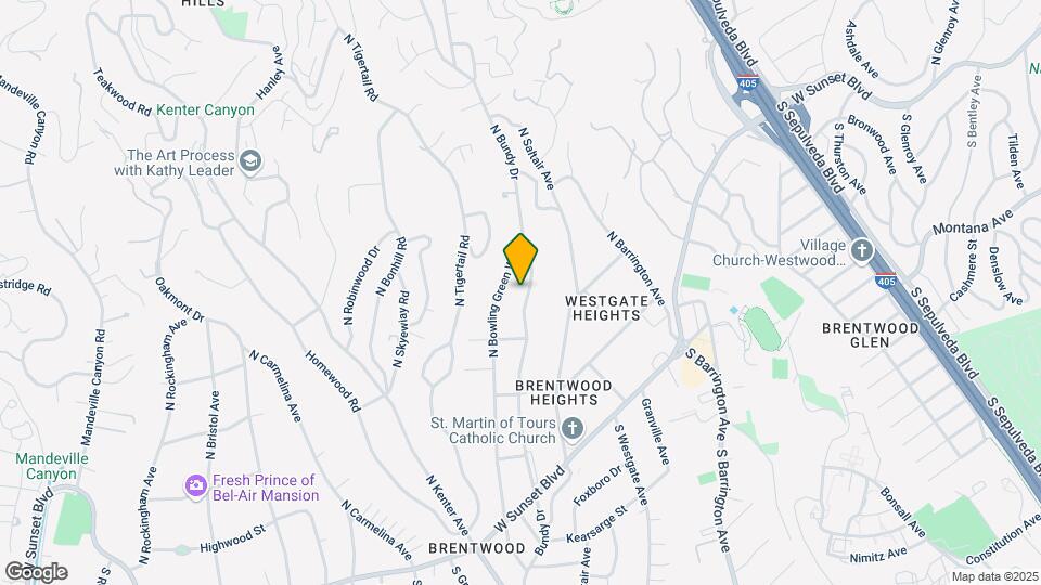 449 N Bundy Dr Mapa y Detalles de la Ubicación