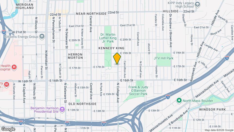 670 E 17th St Map and Location Details