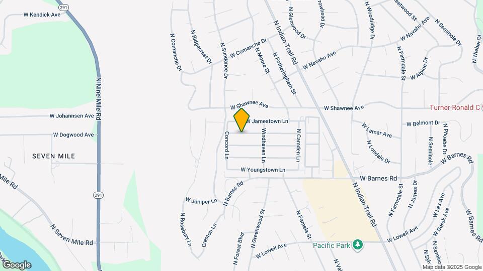 5813 W Georgetown Ln Map and Location Details