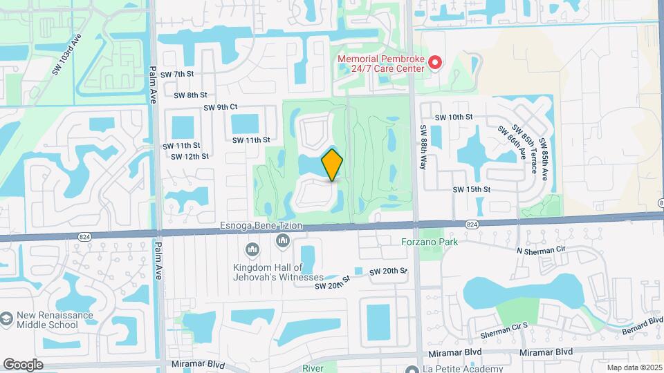 9423 S Hollybrook Lake Dr Map and Location Details