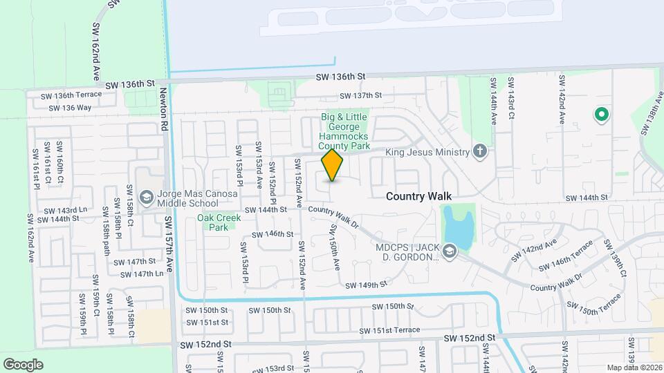 14271 SW 150th Ave Mapa y Detalles de la Ubicación