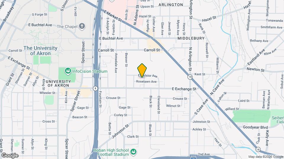 719 Roselawn Ave Map and Location Details