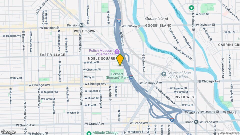 1314 W Chestnut St, Unit 2R Map and Location Details