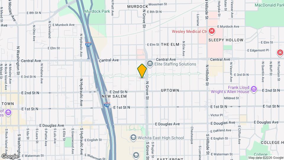 341 N Grove Dr Map and Location Details