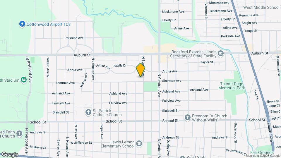 908 N Sunset Ave Map and Location Details