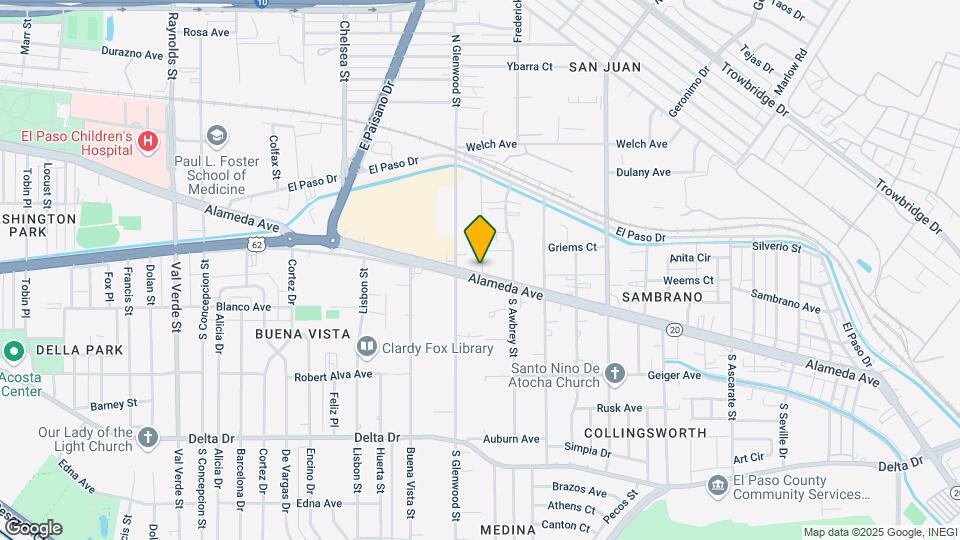 5723 Alameda Ave Map and Location Details