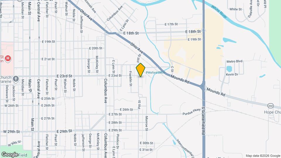 2308 Pitt St Map and Location Details