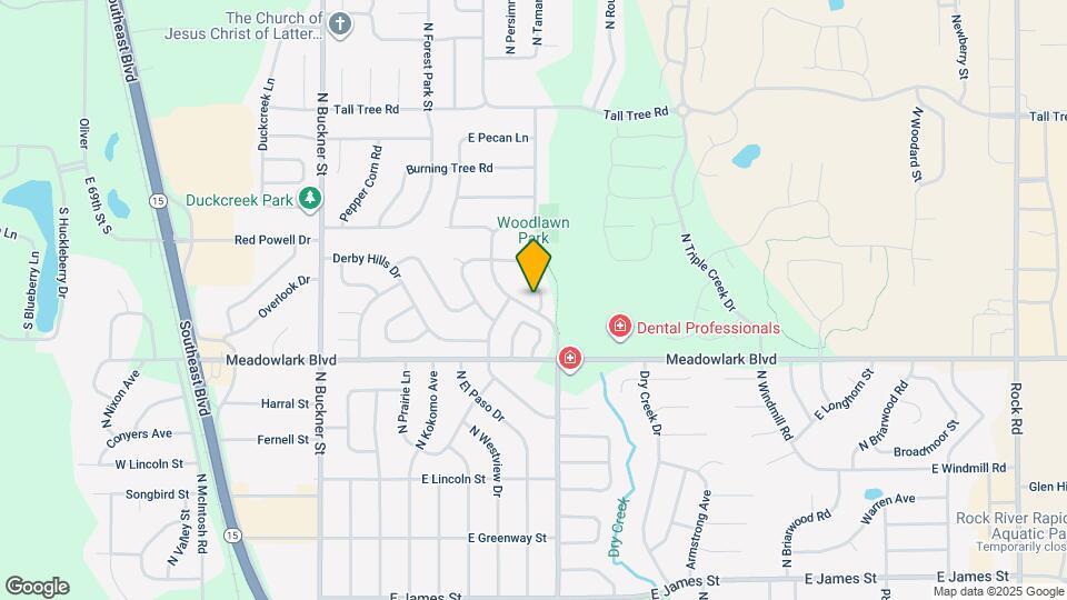 1615 Arrowhead Dr Map and Location Details