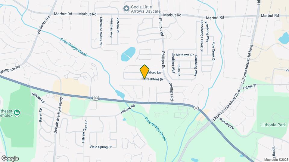 6247 Creekford Dr Map and Location Details