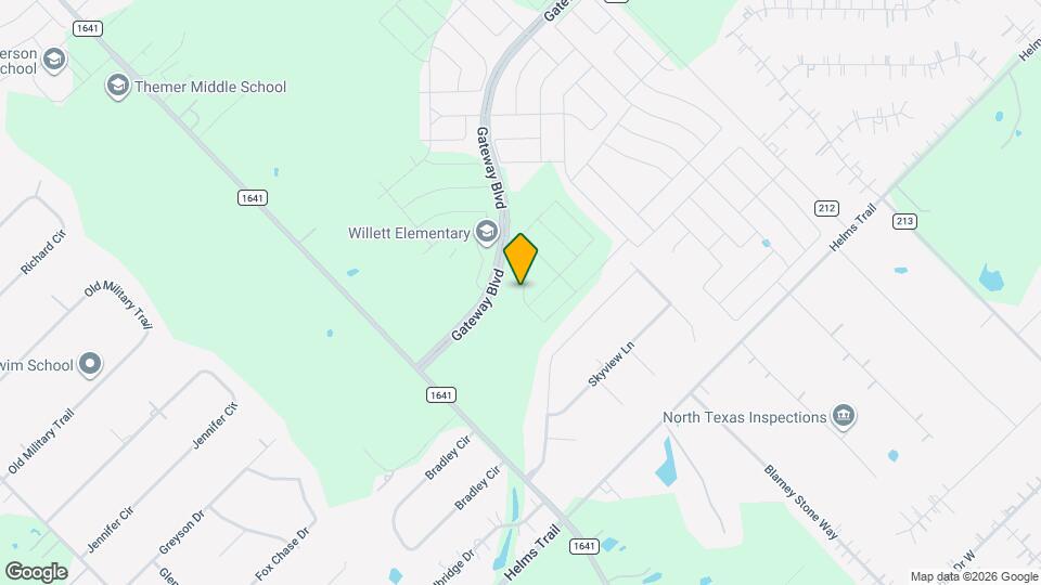 1218 Watercrest St Map and Location Details