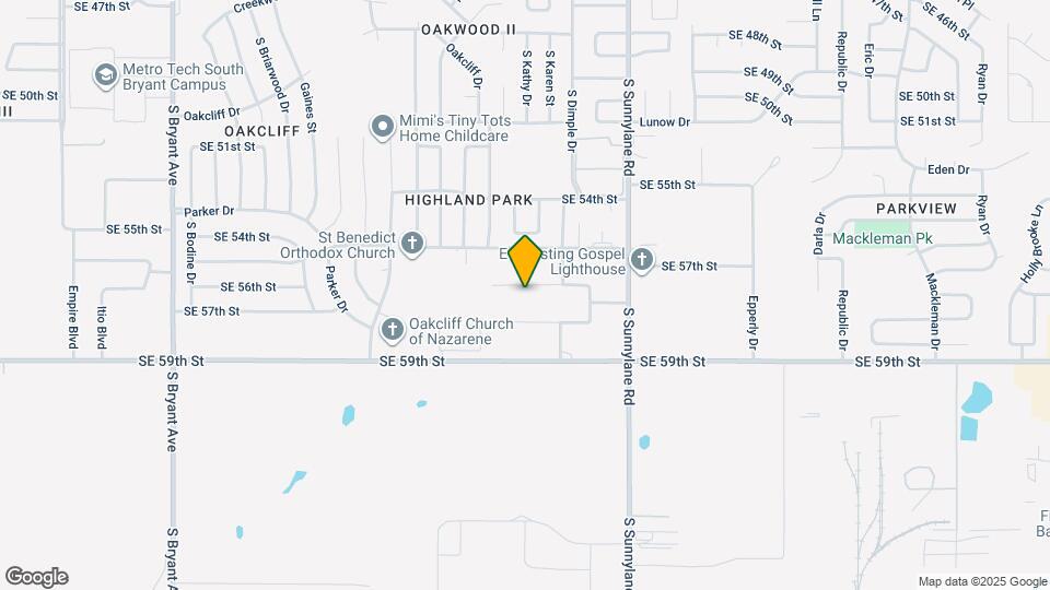 4114 Cunningham Dr Map and Location Details