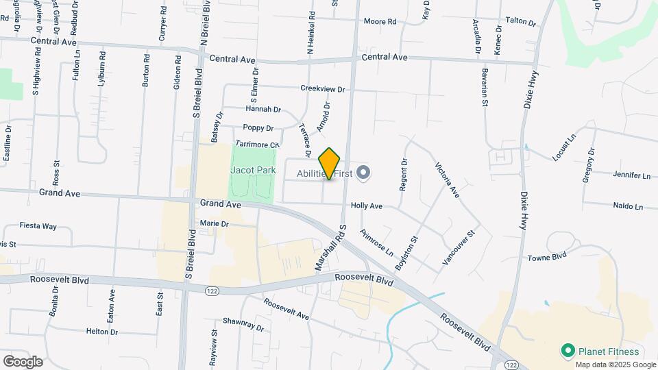 601 Wilshire Dr Map and Location Details
