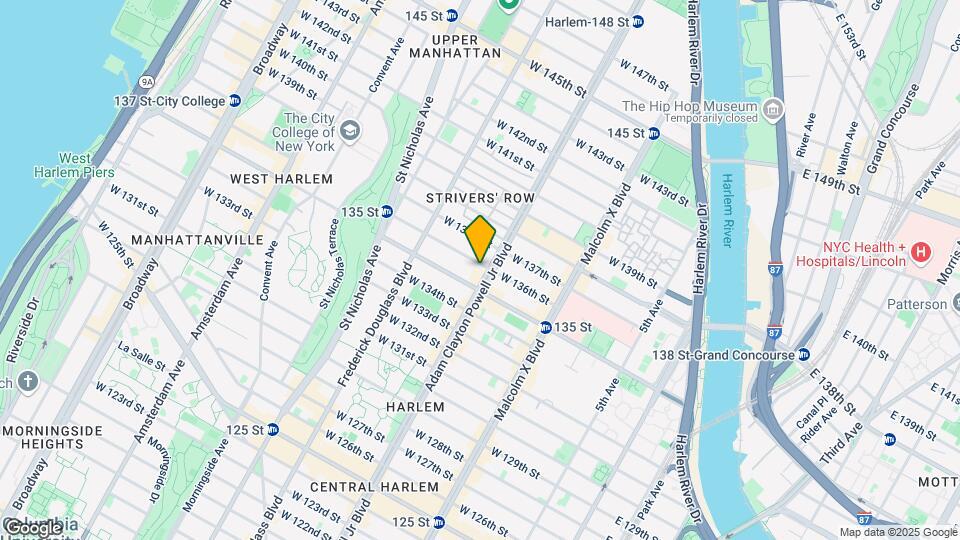 2310 Adam Clayton Powell Jr Blvd Map and Location Details