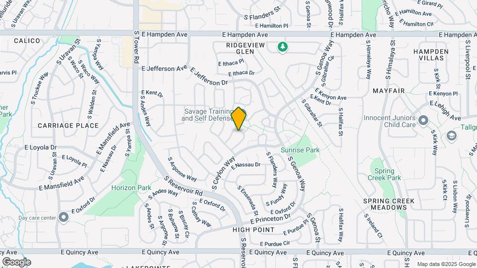 19126 E Milan Cir Map and Location Details
