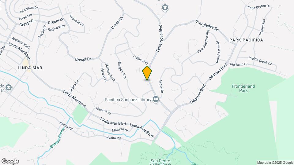 1235 Terra Nova Blvd Map and Location Details