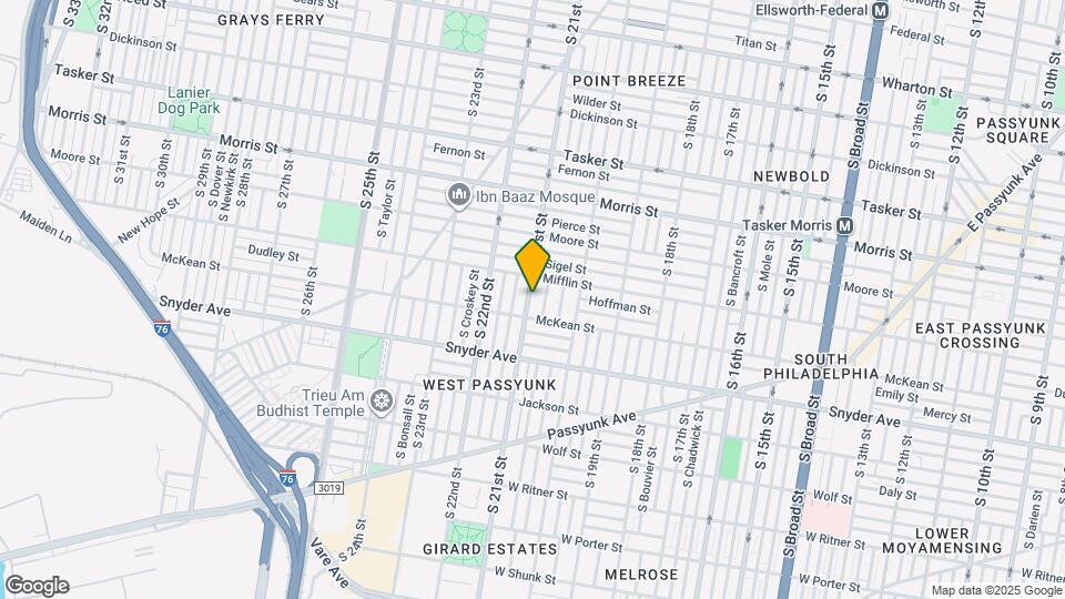 1931 S 21st St Map and Location Details