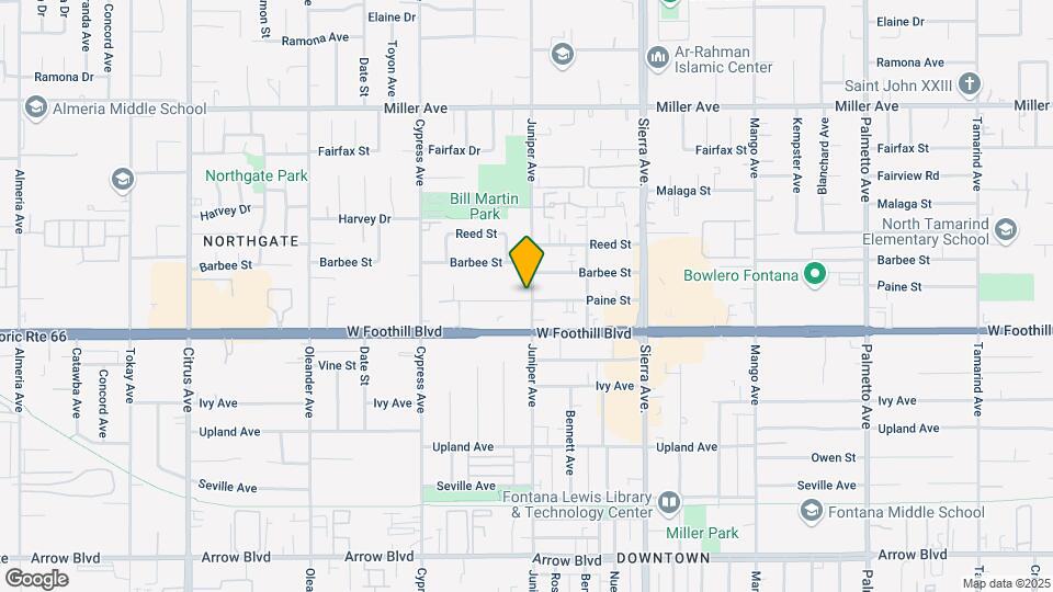 8036 Juniper Ave Map and Location Details