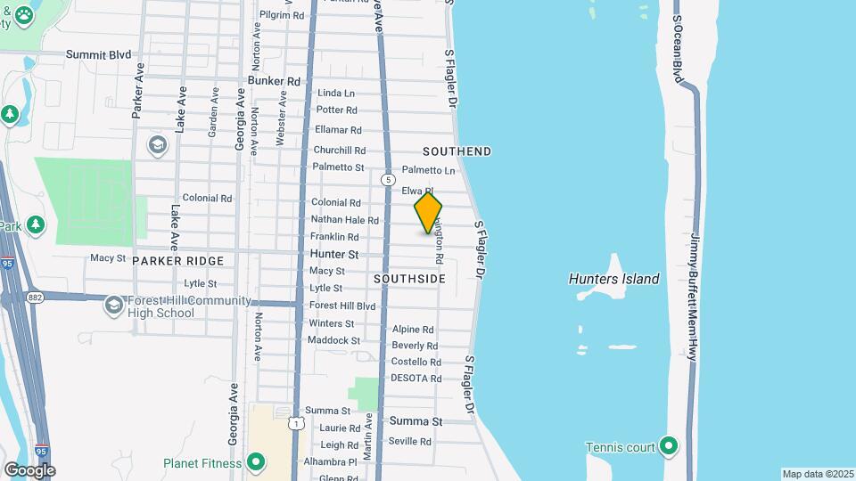 215 Cortez Rd Map and Location Details