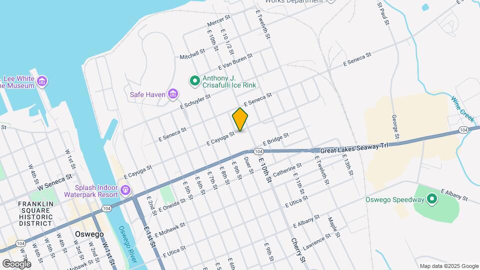 118 E Cayuga St Map and Location Details