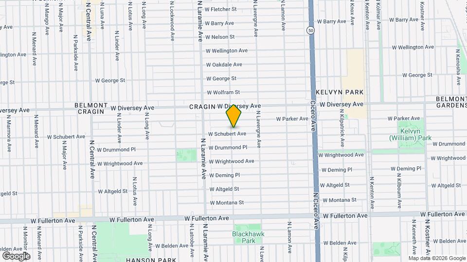 5058 W Schubert Ave, Unit 2 Map and Location Details