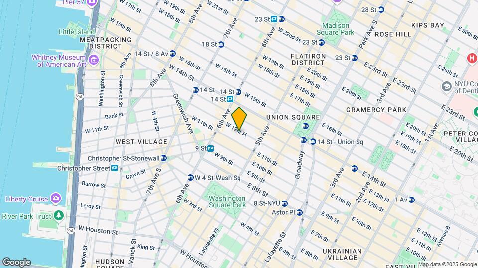 44 W 12th St Mapa y Detalles de la Ubicación
