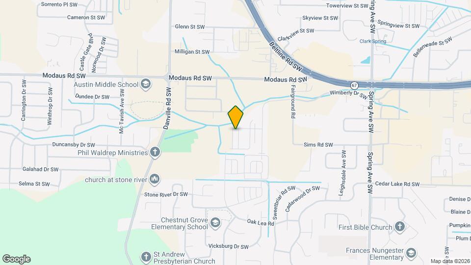 2905 Frost Dr SW Map and Location Details