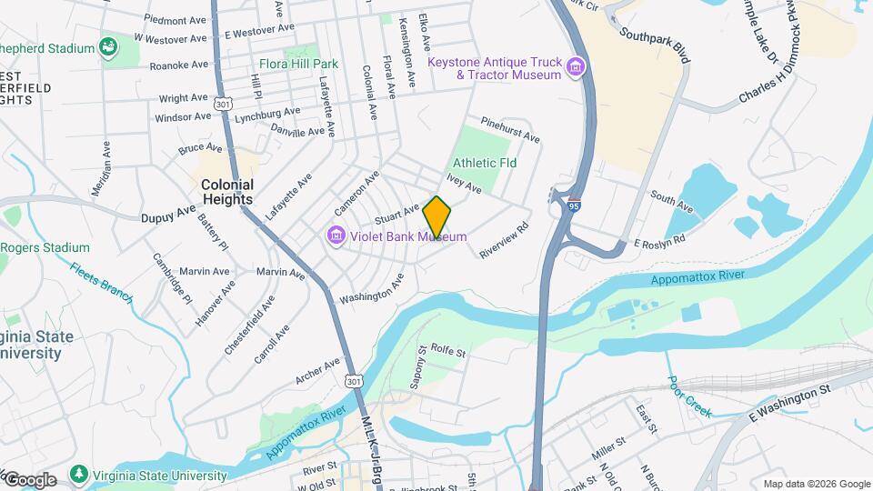 428 Roslyn Ave Map and Location Details