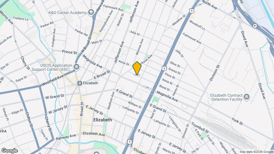 1060 Bond St Map and Location Details