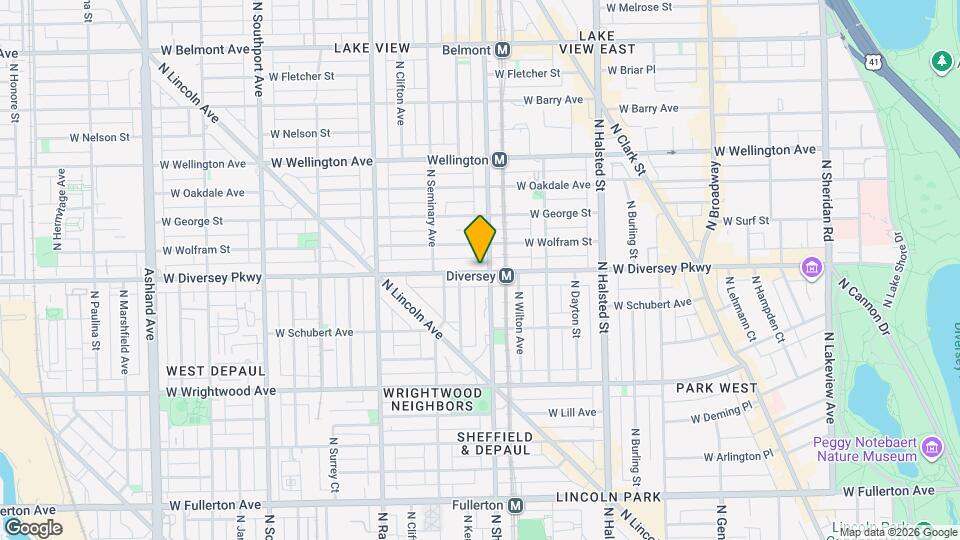 1000 W Diversey Pky, Unit 3G Mapa y Detalles de la Ubicación